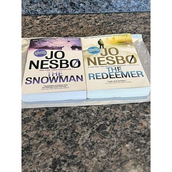 Jo Nesbo Book Lot Snowman Redeemer Midnight Sun Thriller Fic Harry Hole Bundle - Picture 11 of 11